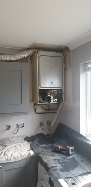 Old boiler to be replaced by EPC Plumbing & Heating, Meath & Monaghan, Ireland