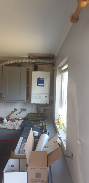 During installation of new Worcester Greenstar boiler  by EPC Plumbing & Heating, Meath & Monaghan, Ireland