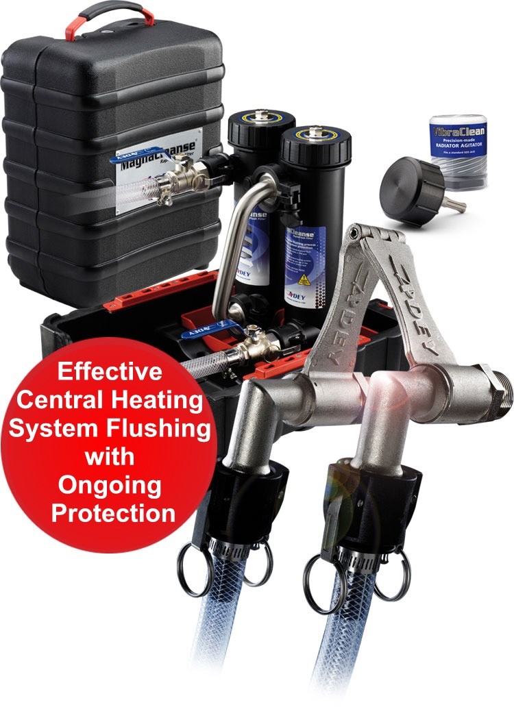 Magnaclean power flushing provides effective central heating system flushing with ongoing protection. EPC Plumbing & Heating, Louth, Meath, Monaghan, Cavan, Dublin, Ireland